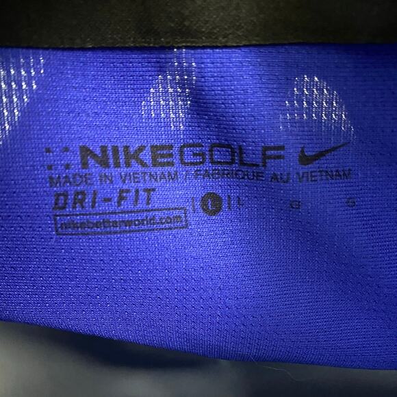 Nike Golf Dri-FIT Women’s Polo Blue Short Sleeve Size Large Waterstone Financial - Picture 3 of 9